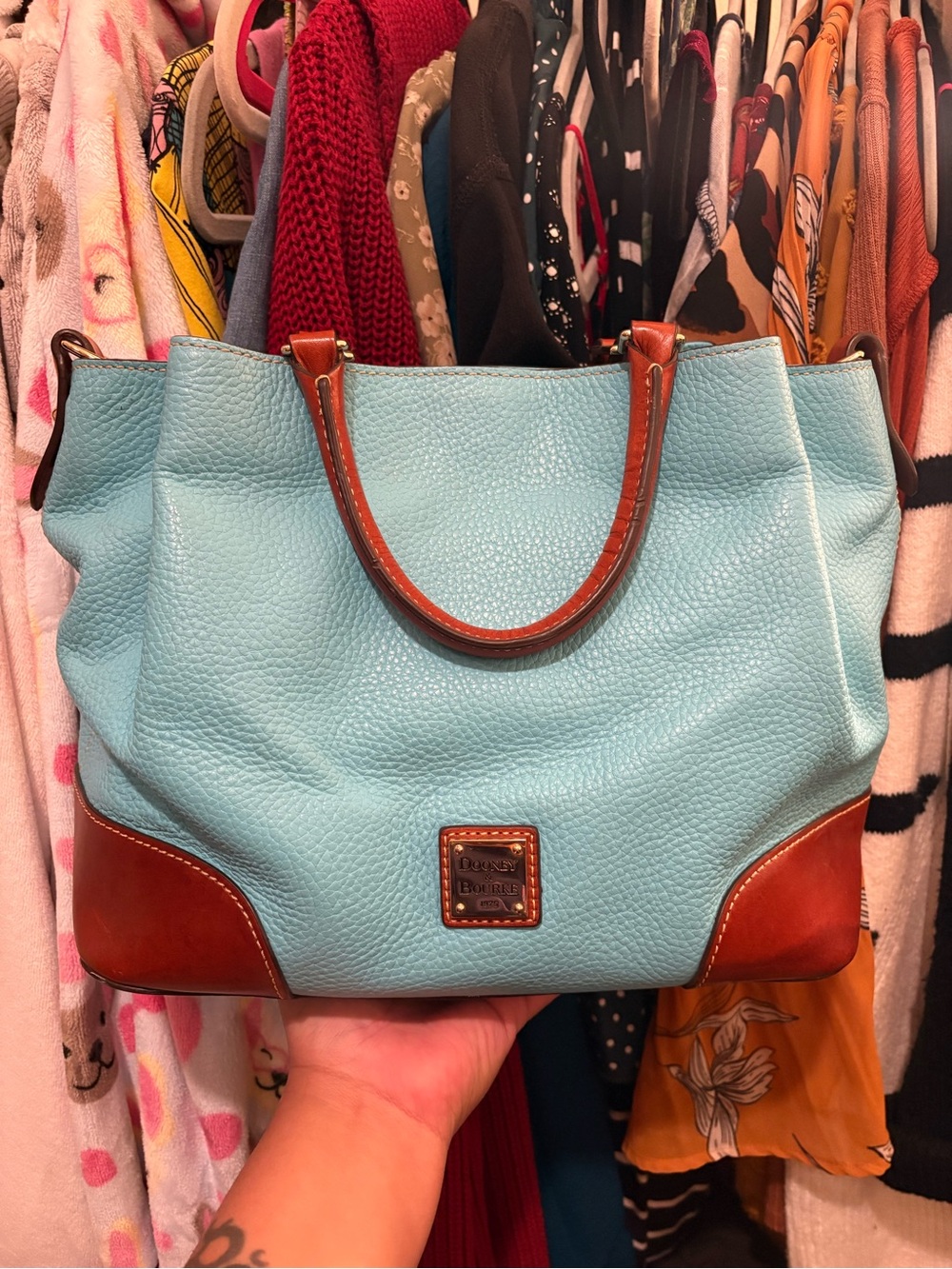 Dooney & Bourke | Brenna Satchel | Pebbled Leather